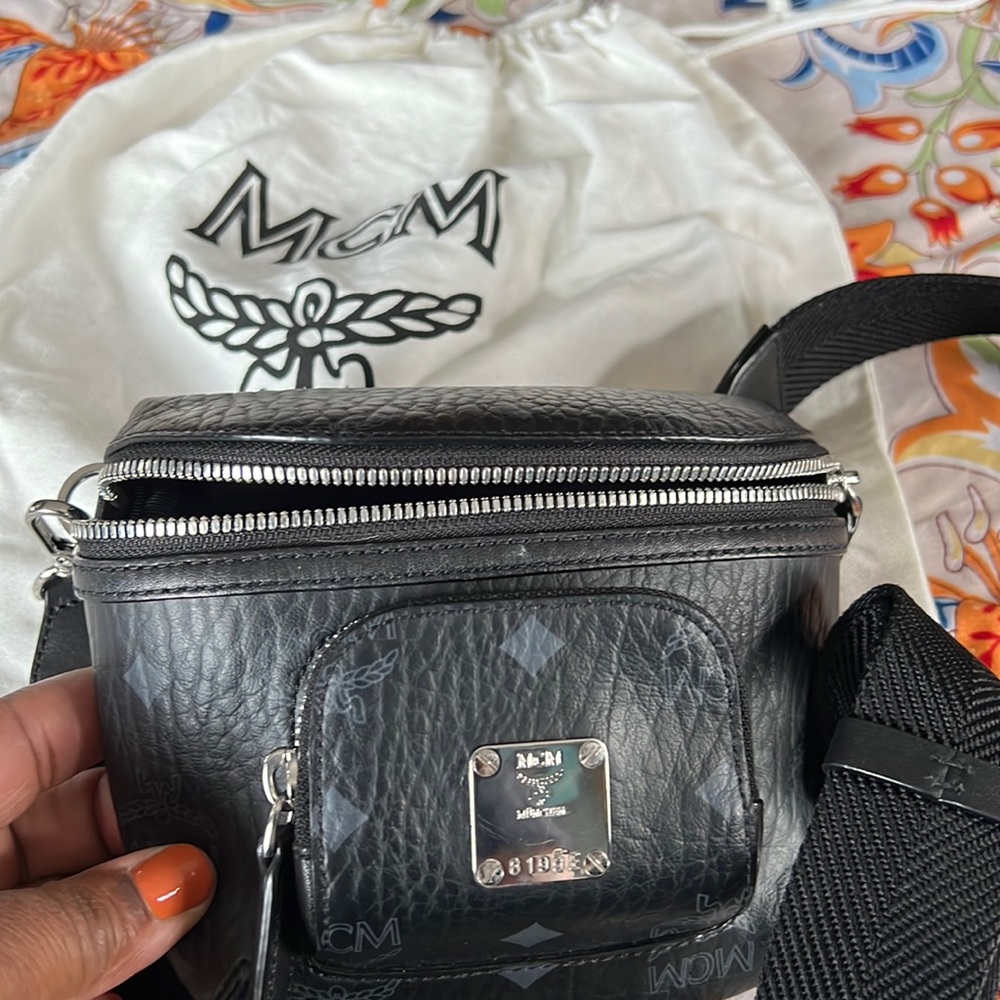 100000% AUTHENTIC MCM Fursten Belt Bag in Visetos